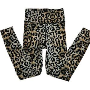 Nicole Miller Leopard / Cheetah Animal Print Leggings Size XS